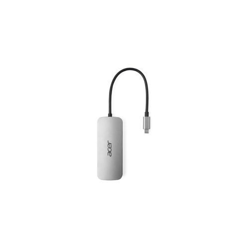 Acer 7in1 Type C Dongle Bedraad USB 3.2 Gen 1 (3.1 Gen 1) Type-C Zilver