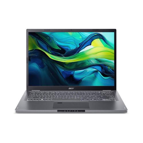 Acer Aspire A14-51M-50AQ Intel Core 5 120U Laptop 35,6 cm (14") WUXGA 32 GB LPDDR5-SDRAM 512 GB SSD Wi-Fi 6E (802.11ax) Windows 11 Home US International Grijs - Image 1
