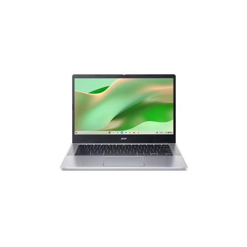Acer Chromebook 314 CB314-4H-C16G Intel® N N100 35,6 cm (14") Full HD 4 GB LPDDR5-SDRAM 128 GB eMMC Wi-Fi 6E (802.11ax) ChromeOS Zilver - Image 1