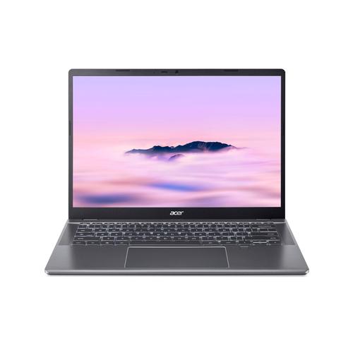 Acer Chromebook Plus 514 CBE594-2LT-TCO-351J Intel Core 3 100U 35,6 cm (14") Touchscreen WUXGA 8 GB LPDDR5-SDRAM 256 GB SSD Wi-Fi 7 (802.11be) ChromeOS US International Grijs - Image 2