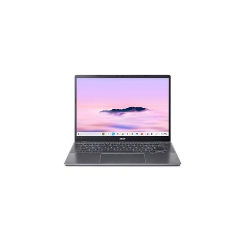 Acer Chromebook Plus 514 CBE594-2T-TCO-36FC Intel Core 3 100U 35,6 cm (14") Touchscreen WUXGA 8 GB LPDDR5-SDRAM 256 GB SSD Wi-Fi 7 (802.11be) ChromeOS Grijs