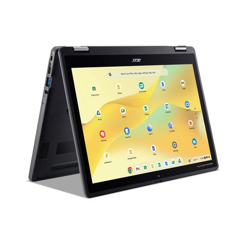 Acer Chromebook R857T-TCO-C04U Intel® N N150 31 cm (12.2") Touchscreen WUXGA 8 GB LPDDR5x-SDRAM 64 GB eMMC Wi-Fi 6E (802.11ax) ChromeOS US International Zwart - Image 6