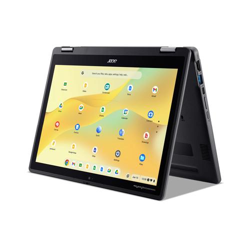Acer Chromebook R857T-TCO-C04U Intel® N N150 31 cm (12.2") Touchscreen WUXGA 8 GB LPDDR5x-SDRAM 64 GB eMMC Wi-Fi 6E (802.11ax) ChromeOS US International Zwart - Image 7