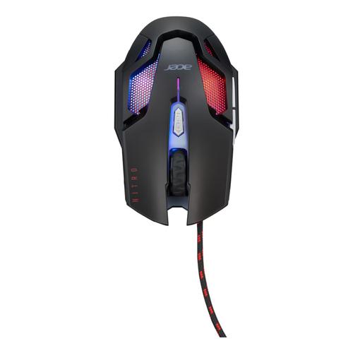 Acer Nitro Gaming NMW200 Black muis Gamen Ambidextrous USB Type-A Optisch 7200 DPI - Image 1