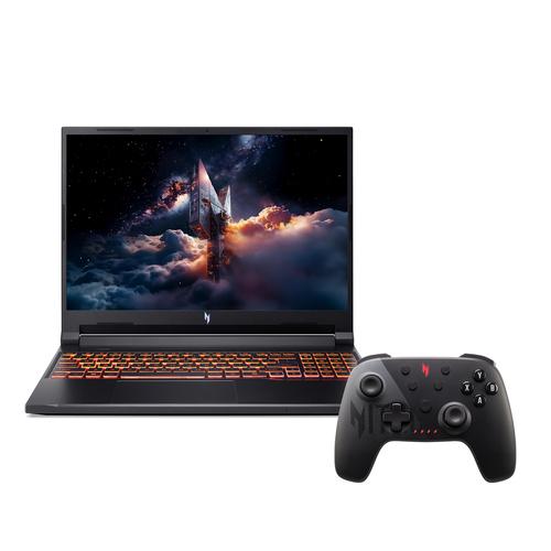 Acer Nitro V 16 AI ANV16-42-R3EU Copilot+ PC AMD Ryzen™ 5 240 Laptop 40,6 cm (16") WQXGA 16 GB DDR5-SDRAM 512 GB SSD NVIDIA GeForce RTX 5060 Wi-Fi 6E (802.11ax) Windows 11 Home Zwart - Image 1