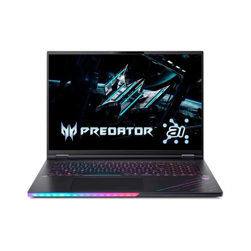 Acer Predator Helios 18 AI PH18-73-98BP Intel Core Ultra 9 275HX Laptop 45,7 cm (18") WQXGA 64 GB DDR5-SDRAM 3 TB SSD NVIDIA GeForce RTX 5090 Wi-Fi 7 (802.11be) Windows 11 Home Zwart - Image 1