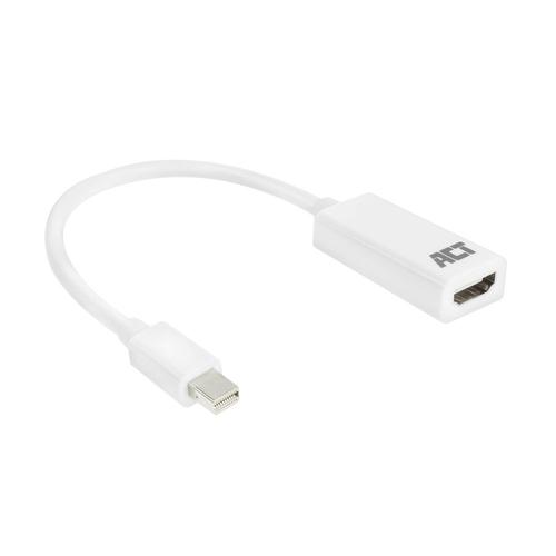ACT 0,15 meter Mini DisplayPort male naar HDMI-A female adapter - Image 1