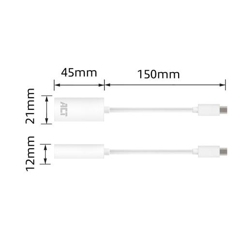 ACT 0,15 meter Mini DisplayPort male naar HDMI-A female adapter - Image 4