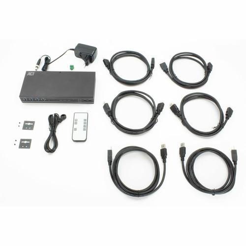 ACT 2-Poorts Dual HDMI 4K@60Hz KVM switch, USB 3.2 Gen1 (USB 3.0) - Image 2