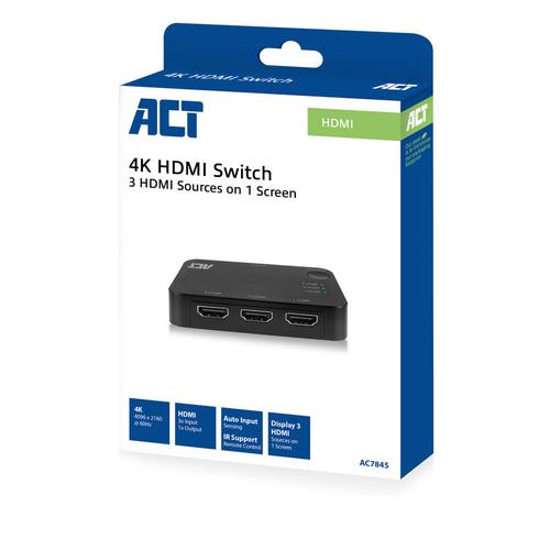 ACT 4K HDMI Switch 3x1 - Image 2