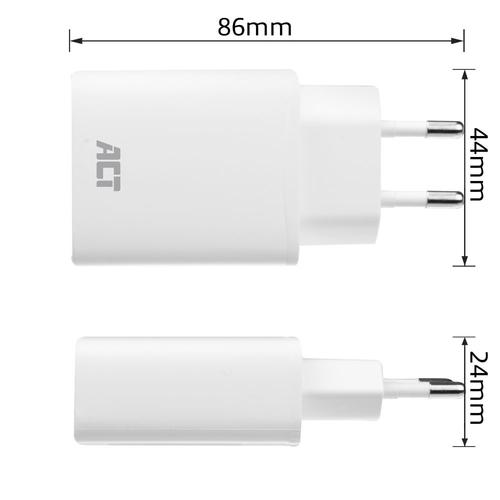 ACT Compacte USB-C Lader 20W voor snel opladen - Image 3