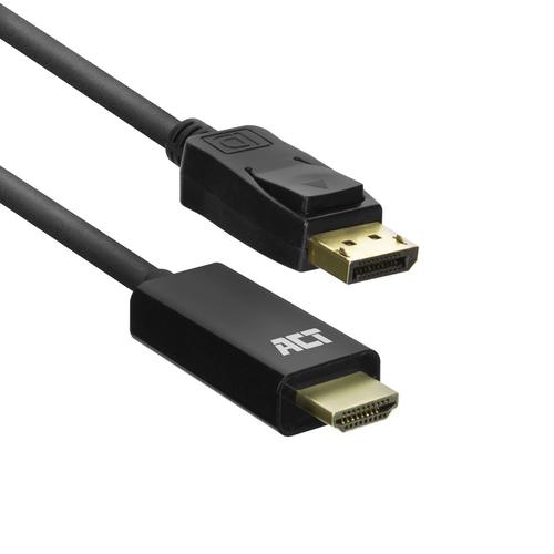 ACT DisplayPort naar HDMI adapterkabel, 1,8 m - Image 1
