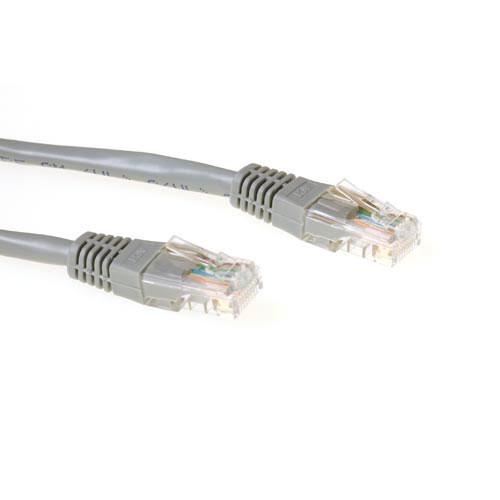 ACT Grijze 3 meter U/UTP CAT6 patchkabel met RJ45 connectoren - Image 1