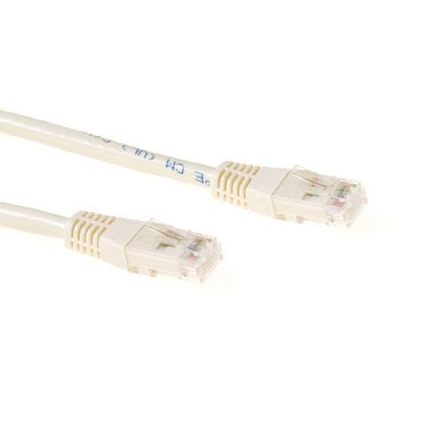 ACT Ivoor 0,5 meter U/UTP CAT6 patchkabel met RJ45 connectoren - Image 1