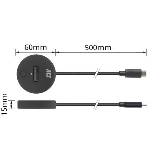 ACT M.2 NVMe/PCIe SSD dockingstation, USB-C 3.2 Gen2 - Image 6