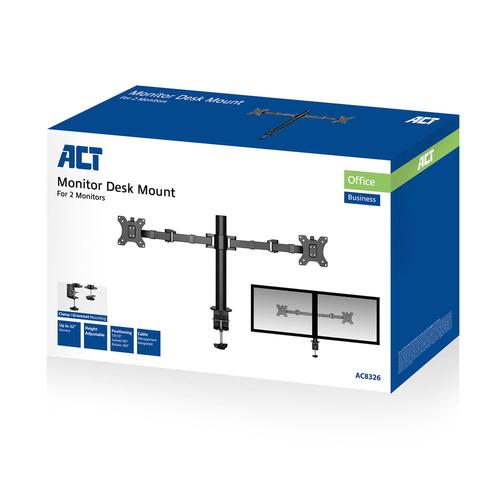 ACT Monitorarm 32" office solid pro, 2 schermen - Image 8