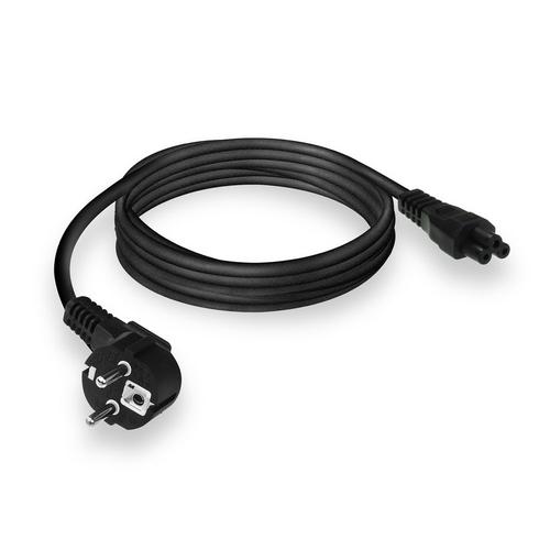 ACT Netsnoer CEE7/7 male (haaks) - C5 zwart 2 m - Image 3