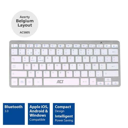 ACT Portable Toetsenbord Bluetooth (Azerty/BE layout) - Image 5