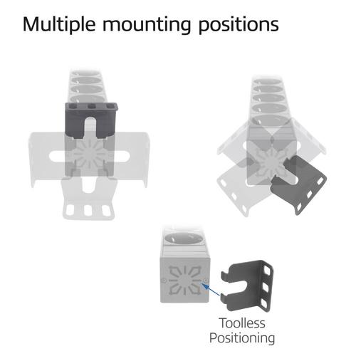 ACT Stekkerdoos PDU 19" C14 IEC60320 8-voudig type F, 3m H05VV-F 3G1.0 - Image 3