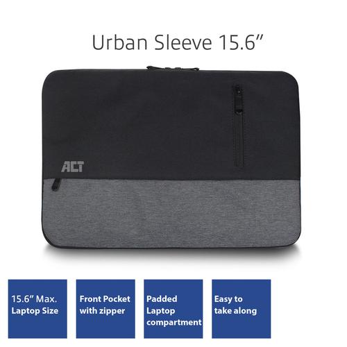 ACT Urban laptop sleeve 15,6 - Image 3