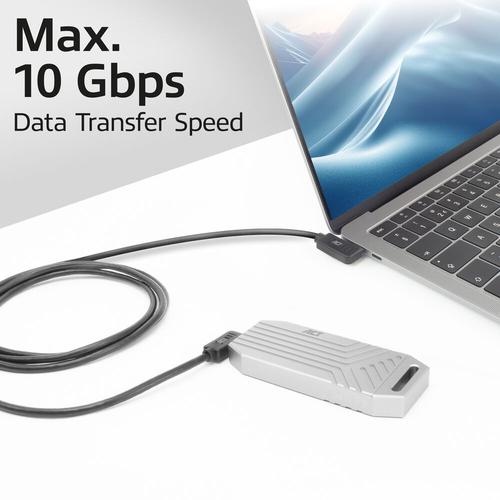 ACT USB 3.0 10Gbps 60W USB Type-C (haaks links/rechts) naar USB Type-C (haaks links/rechts) kabel, 0.5 meter - Image 6