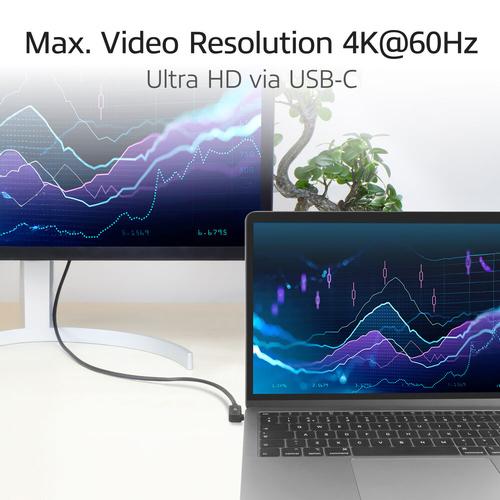 ACT USB 3.0 10Gbps 60W USB Type-C (recht) naar USB Type-C (haaks links/rechts) kabel, 3 meter - Image 5