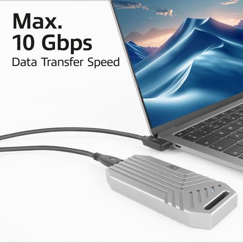 ACT USB 3.0 10Gbps 60W USB Type-C (recht) naar USB Type-C (haaks links/rechts) kabel, 0,5 meter - Image 6