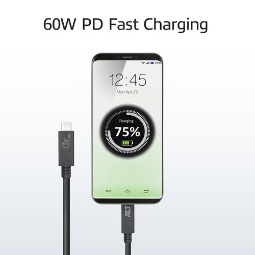 ACT USB 3.0 kabel, USB-C, USB-IF gecertificeerd, 1 meter - Image 4