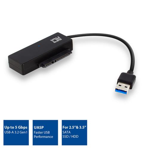 ACT USB 3.2 Gen1 naar 2,5/3,5 inch SATA Adapterkabel voor SSD/HDD - Image 6