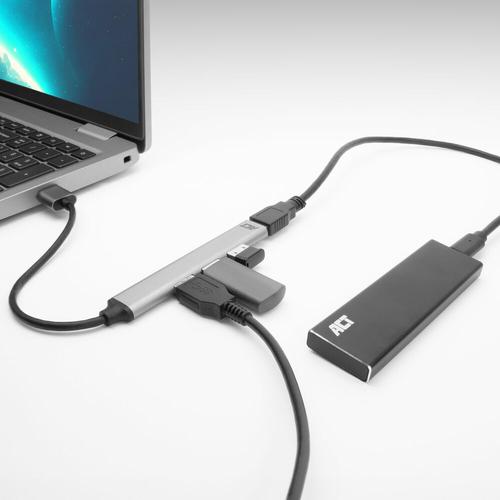 ACT USB-A hub, 3x USB-A 2.0 en 1x USB-A 3.0 - Image 5