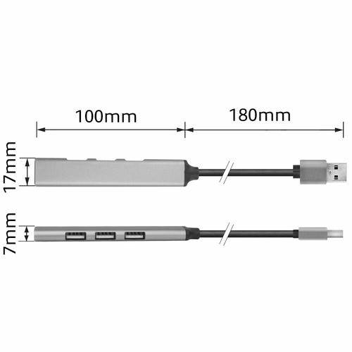 ACT USB-A hub, 3x USB-A 2.0 en 1x USB-A 3.0 - Image 6