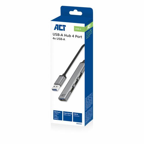 ACT USB-A hub, 3x USB-A 2.0 en 1x USB-A 3.0 - Image 7