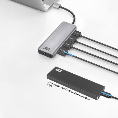ACT USB-A hub 3.0, 4 poorts USB-A - Image 6