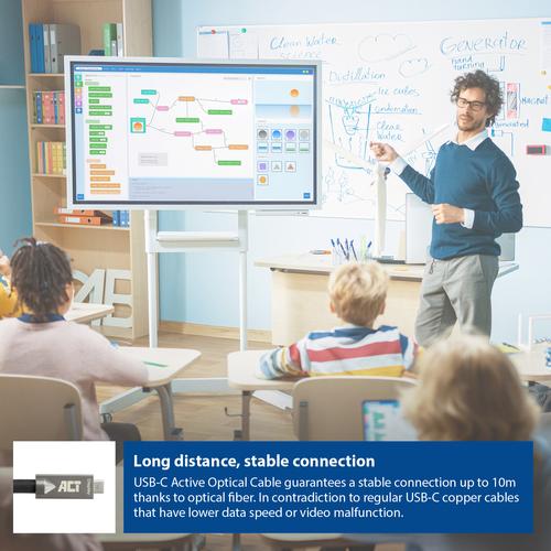 ACT USB-C 3.2 Gen2 Active Optical Cable (AOC) aansluitkabel, 3m - Image 8