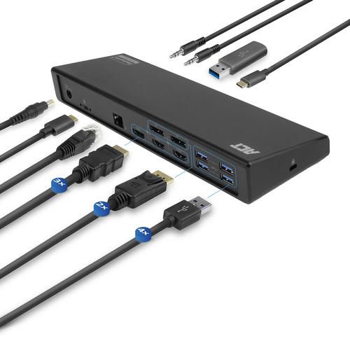 ACT USB-C Docking Station 4K, voor 2 of 3 HDMI/DisplayPort monitoren, DisplayLink - Image 2