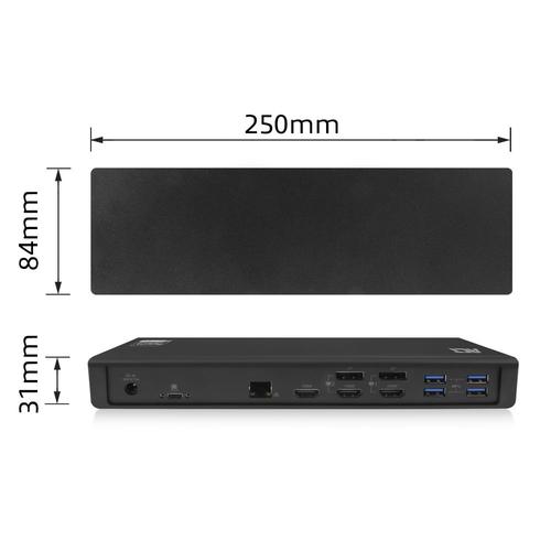 ACT USB-C Docking Station 4K, voor 2 of 3 HDMI/DisplayPort monitoren, DisplayLink - Image 8