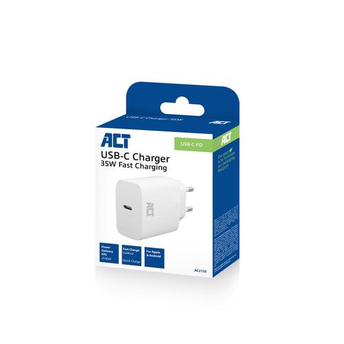 ACT USB-C Lader 35W met Power Delivery PPS en GaNFast - Image 8