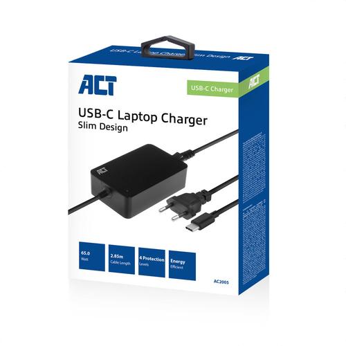 ACT USB-C laptoplader met Power Delivery profielen 65W - Image 7