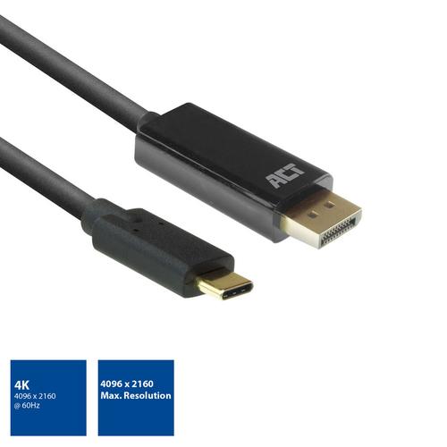 ACT USB-C naar DisplayPort kabel 2 meter - Image 2