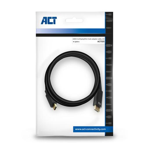 ACT USB-C naar DisplayPort kabel 2 meter - Image 4