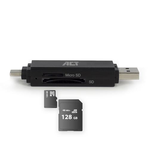ACT USB-C/USB-A 3.0 card reader - Image 7