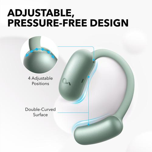 Anker AeroFit 2 Headset Draadloos oorhaak Muziek/Voor elke dag Bluetooth Groen - Image 3