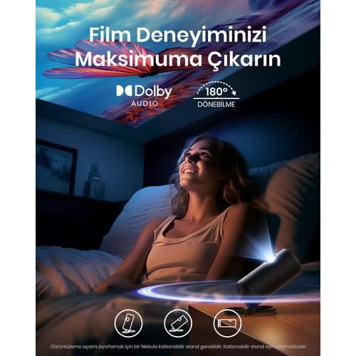 Anker Nebula Capsule 3 Laser Google TV Projectormodule 300 ANSI lumens DLP 1080p (1920x1080) Zwart - Image 5