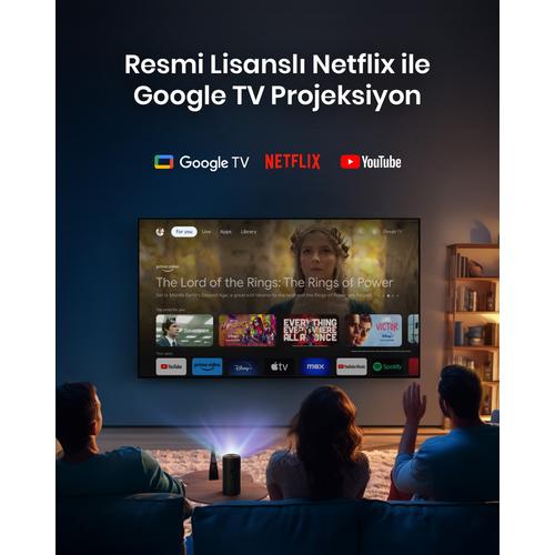 Anker Nebula Capsule 3 Laser Google TV Projectormodule 300 ANSI lumens DLP 1080p (1920x1080) Zwart - Image 6