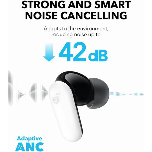 Anker P30i Headset Draadloos In-ear Oproepen/muziek USB Type-C Bluetooth Wit - Image 4