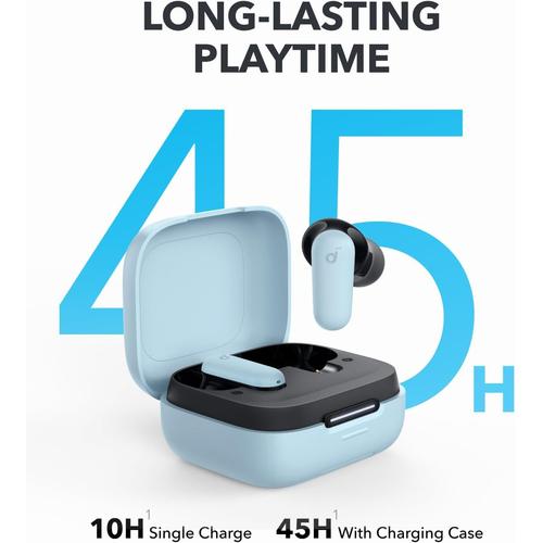 Anker P30i Headset Draadloos In-ear Oproepen/muziek USB Type-C Bluetooth Lichtblauw - Image 3