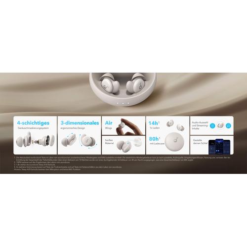 Anker Sleep A20 Headset Draadloos In-ear Gesprekken/Muziek/Sport/Elke dag Bluetooth Wit - Image 7