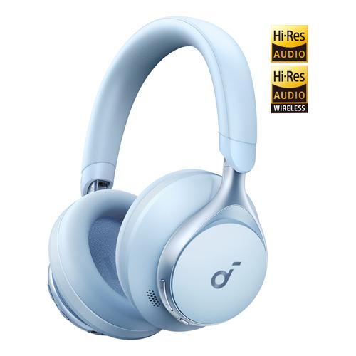 Anker Space One Hoofdtelefoons Draadloos Hoofdband Muziek/Voor elke dag USB Type-C Bluetooth Blauw - Image 5