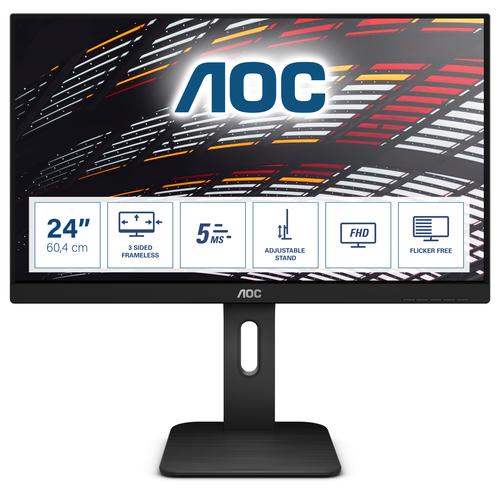 AOC P1 24P1 computer monitor 60,5 cm (23.8") 1920 x 1080 Pixels Full HD LED Zwart - Image 1