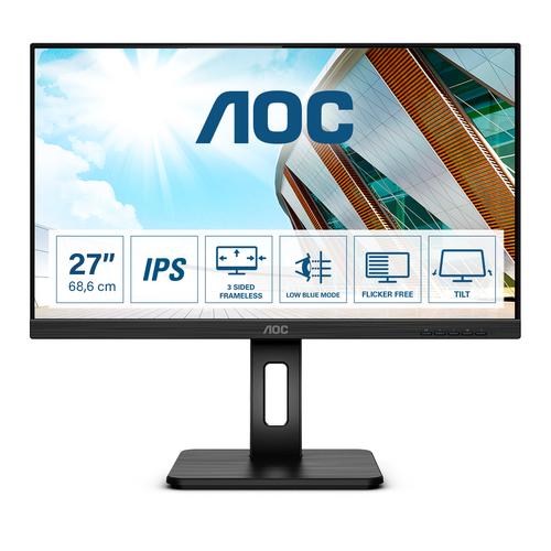 AOC P2 27P2Q computer monitor 68,6 cm (27") 1920 x 1080 Pixels Full HD LED Zwart - Image 1